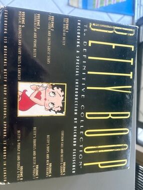 Betty Boop Box Set Artwork Panels - Black, Red, Pink, Gold